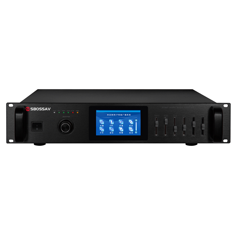 4.3寸触摸屏IP网络广播功放IP-AI6080S